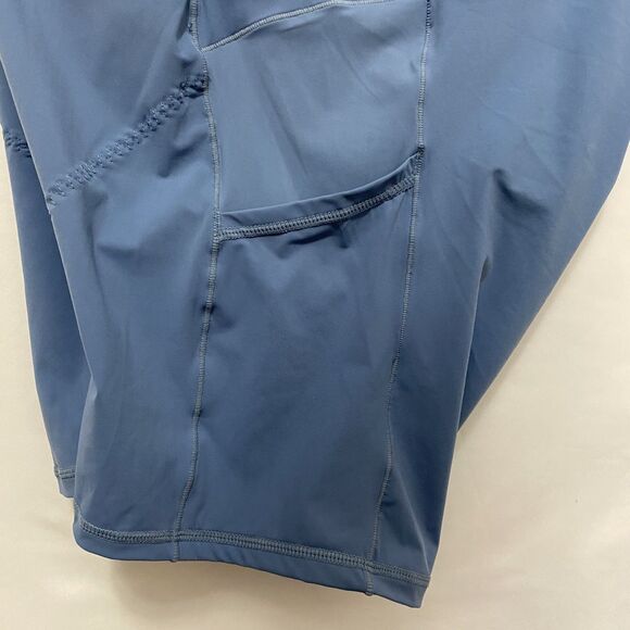 Popilush Blue Athletic Tennis Womens Dress Crisscross Back Built-In Shorts M NWT - Picture 4 of 13